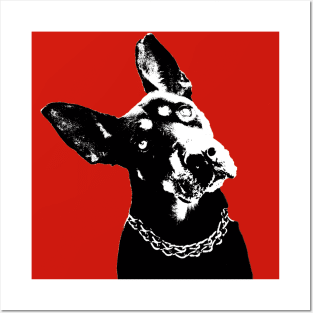 My cute anarchist dog Posters and Art